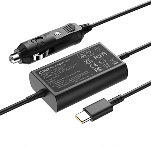Kfz USB C Ladegerät 100W CYD 100W Auto USB C Netzteil Kompatibel mit Lenovo HP Acer Dell Asus Mac Book Pro Air 16 15 14 13 Inch Chromebook Lenovo ThinkPad Smartphone - Intput: 12V 24V Netzteil