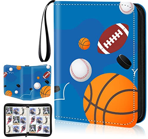 Sport-Sammelkarten-Ordner (9-Pocket Blue Multiball)