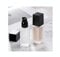 YYNGJCK 2 Pack 30ml/1oz Empty Frosted Glass Foundation Bottle, Travel Refillable Square Lotion Pump Bottles for Essential Oils Liquid Body Cream Cosmetic Samples Vials