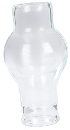 Warmhm Lampenschirm Glassäulenkerzenhalter Glaszylinder-Kerzenhalter Mini-Globen Vintage-Öllampe Öllampenschirm Petroleumlampe Öllichtabdeckung Öllampe Schornstein