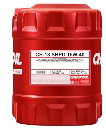 CHEMPIOIL-18 SHPD 15W-40 20 L