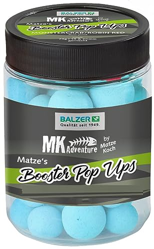 Balzer Boilies Matze Koch Booster Pop Ups - Sehr fängig, top Lockwirkung auf Karpfen