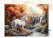 CALVENDO Puzzle Einhorn am Wasserfall | 1000 Teile Lege-Größe 64 x 48 cm Foto-Puzzle für glückliche Stunden