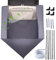 Kit de limpieza de aire acondicionado, cubierta de limpieza de aire acondicionado de PVC, bolsa de servicio de aire acondicionado impermeable de doble cara, funda de servicio reutilizable, bolsa de