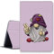 Cute Little Purple Dwarf Custodia per iPad 9a/8a/7a generazione 10,2 2021/2020/2019, custodia pieghevole in pelle PU antiurto con funzione di accensione/spegnimento automatico per iPad da 10,2
