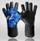 #1 Hashtag One Profi Grip Torwarthandschuhe für Erwachsene, Kinder Torwarthandschuhe, Fußballhandschuhe Herren, Torwarthandschuhe Kinder, Diverse Größe und Farben (6,Blau Schwarz)