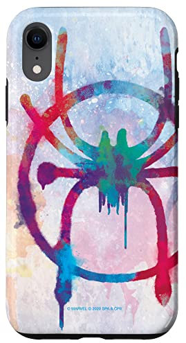 Spider-Man Into the Spider-Verse Watercolor Large Icon Case for iPhone XR