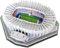 Habarri Parc des Princes Stadion Puzzle 3D - 3D Puzzle-Stadion - 3D Fußballstadion für Kinder und Erwachsene - Modell eines Fußballstadions - Modellbau - 123 Elemente