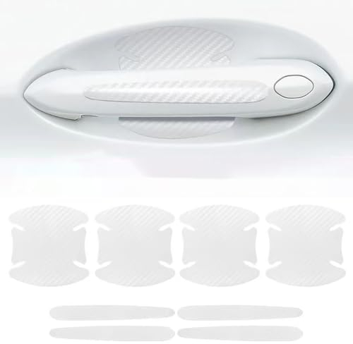 8 Pcs Car Door Handle Protectors Film, for Ford Kuga ST line 2019-2023 2024 Car Door Cup Handle Protector Sticker Door Handle Anti Scratch Protective Film,B