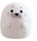 KUKUShining Niedlich Siegel Plüsch, Seehund Plüschtier Kissen Kawaii Robbe Tierkissen Kuscheltier Spielzeug for Kinder Geburtstag(White,40CM/15.7IN)