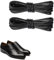 Cordones Redondos Encerado,4 Piezas Cordones de Zapatos de Cuero de 2,5 mm Business Cordones de Zapatos Cordones de Repuesto Cordones Elásticos para Zapatos de Vestir Botas Zapatos de Cuero 80CM