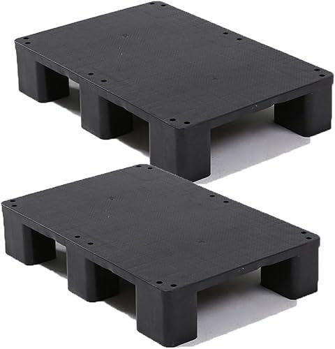 Kunststoffpalette – Modulares Warenstauregal, Kapazität – Küchenschrank-lagerregal – Gabelstapler-paletten Für Lager, Garage, Gabelstapler-paletten Mit Küchenschrank-lagerung (Size:80x60x12cm,Color:B)