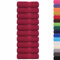 vidaXL Serviettes de Visage 10pcs Bordeaux 30x30cm 360 g/m² 100% Coton, Serviette, torchon, torchon à Vaisselle, Serviette de Bain