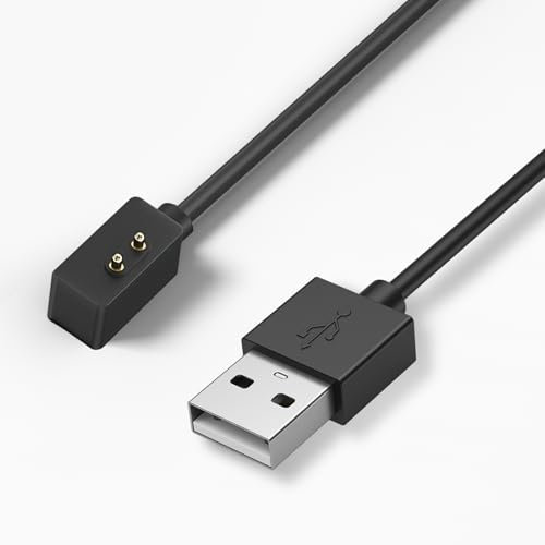 QEINZOY Caricatore per Xiaomi Redmi Watch 2 Lite/Xiaomi Redmi Smart Band PRO/Xiaomi Smart Band 7 Pro, Portatile Cavo USB Caricabatterie con Cavo di Ricarica per Redmi Watch 2 Lite, 100cm, Nero