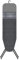 Rörets Bügelbrett Pulse Black Dual Action - Turbo & Park Zone, 4-lagige Polsterung und Bezug - Patentiertes Geniales Design - Bügelfläche 32x108 cm