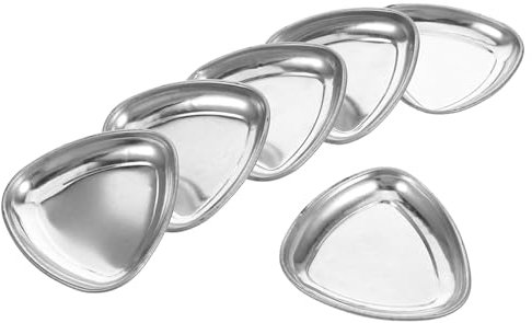 Abaodam 6 figurines modèle palette de couleurs plateau de peinture corporelle Pigments Mélange assiette aquarelle Plateaux Couleur Mélange de pigments Plaque Maquillage Mélange Palette Petite peinture