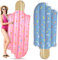 2er-Pack Wasser Pool Luftmatratze,Eiscreme-Schwimmfloß Poolmatte Luftmatratze (175CM*75CM) – Sommer-Pool-Liege,Wasserspielzeug,Strandmatte,faltbar,leicht für Pool Sommer Strand