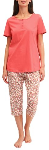 CALIDA Damen Flower Nights Pyjamaset (1er Pack)