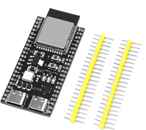 ESP32 S3 ESP-S3-Devkitc-1 mit N16R8 Mainboards Ulegqin ESP32 S3 EntwicklungBoards mit WiFi, Bluetooth 5.0 16M Externe Flash-Erweiterung 8M PSRAM Typ-C Schnittstelle Kompatibel mit Arduino