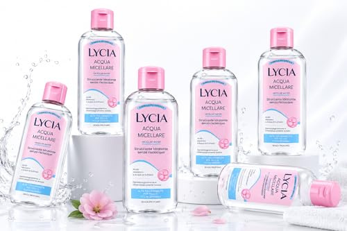 Acqua Micellare – Struccante Idratante Senza Risciacquo – Acido Ialuronico ed Eufrasia – Pelle e Occhi Sensibili – Senza Profumo - 6 Unita da 400ml