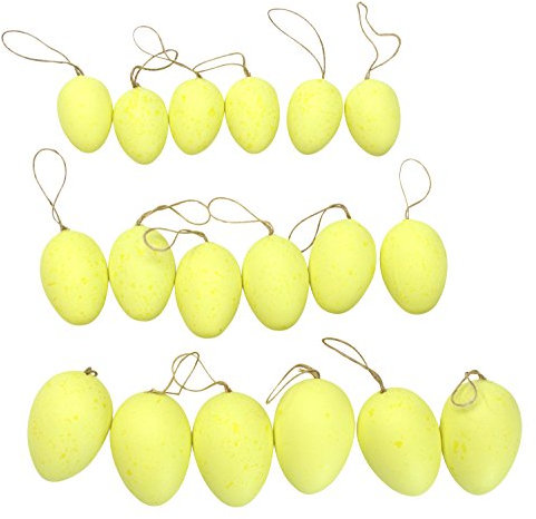 DECOLINE Ostereier 18 Stück im Beutel gelb