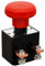 WINCHMAX Heavy-Duty Emergency Stop button for DC Winch and High Current Applications. Battery Isolator Kill Master Switch Push/Pull Button Emergency Stop 12v 24v 250A