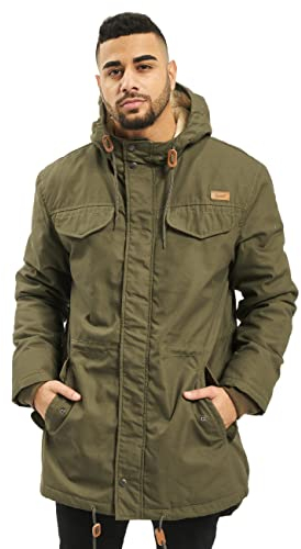 Brandit Marsh Lake Teddyparka, Uomo, olive, L