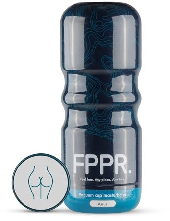 FPPR. Coupe Masturbation Homme, Anus (Blanc), Profitez de jouets sexuels masculins aux sentiments réalistes, Chatte souple et flexible, Discrète et facile à nettoyer