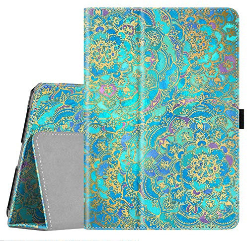 FINTIE Case for iPad mini 5 (2019) / iPad mini 4 - [Corner Protection] PU Leather Folio Stand Cover with Pencil Holder, Auto Sleep/Wake, Shades of Blue