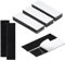 BRAVESHINE 25 Stück Klettband Selbstklebend Extra Stark, Doppelseitig Klebende mit Klettverschluss, Selbstklebendes Klebepad Flauschband und Hakenband (30x100mm)