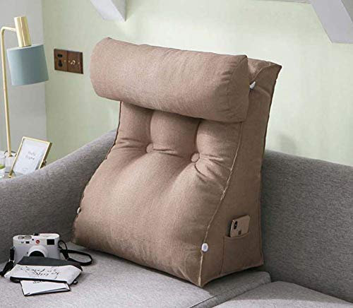 LJXiioo Bett Keil Rückenlehne Lesekissen Polster Daybed Schlafsofa Bürostuhl Rest Kissen Kissen Kissen Verstellbares Rücken Keil Kissen Kissen,7,L