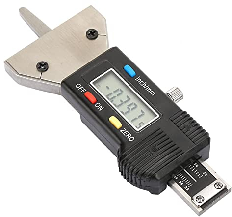 Jeanoko Praktischer Reifentiefenmesser Digitaler Profiltiefenmesser Reifentiefenmesser Reifen Profiltiefenmesser Digital Tiefenmesser Digitaler Reifenprofilmesser für die Handarbeit