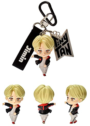 6708 BTS Tinytan Figuren Schlüsselanhänger Kpop Merchandise Tasche Zubehör Offizielle authentische Figuren, Jimin, Large