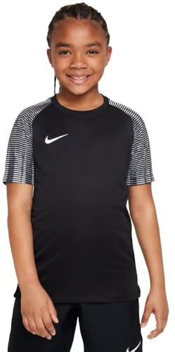 NIKE DH8369-010 Y NK DF ACADEMY JSY SS T-Shirt Unisex-Jungen Black/White/White Größe XL