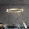 Oninio Moderner Pendelleuchte Dimmbar LED Pendelleuchte Esszimmerlampe Höhenverstellbar für Esszimmer Kücheninsel Schlafzimmer Wohnzimmer 50cm