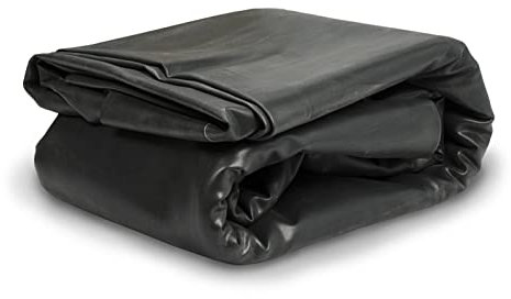 UHEKC Teich Steinfolie Teichfolie Wachstumsfolie, für Outdoor, Landschaftsbau, Brunnen Elastizität Dehnen Dauerhaft, Anpassbar (Color : Black, Size : 8x9m)