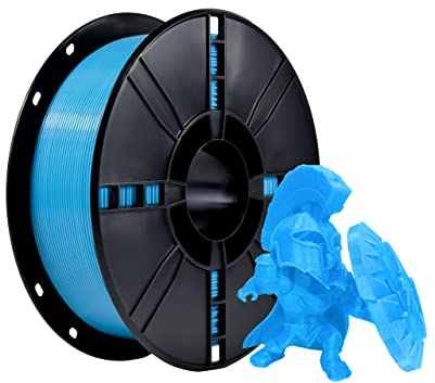 iBOSS PLA Plus3D Drucker Filament, himmelblaues, hartes und langlebiges PLA+ Filament, 1,75 mm +/- 0,02 mm 1 kg Spule (2,2 Pfund), geeignet für die meisten FDM 3D-Drucker, hellblau,