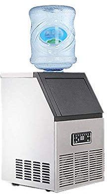 Ice Maker,Ice Machine Commercial 24 Hours Ice 50kg Scheduled Automatic Ice Making 10 Minutes Ice Is Suitable for Restaurants Bars and Cold Drinks Shops (Size : Automatic