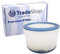 Trade-Shop Rund-Filter Falten-Filter kompatibel mit Staubsauger, Saugroboter, Mehrzwecksauger Nilfisk Aero 26-21 PC, 26-2L PC, 31-21 Inox PC