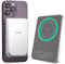 LIMETA Mag-Safe PowerBank sans fil 5000 mAh 18 W - Chargeur magnétique sans fil - Application Link bidirectionnelle USB type C OTA - Mise à niveau adaptée aux personnes malvoyantes - Compatible avec