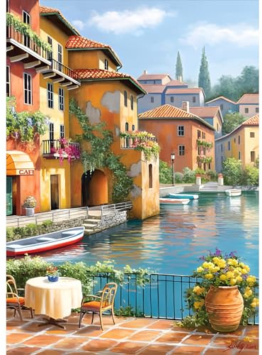 AIRDEA DIY Home Diamond Painting Set Adultos Diamantes Cuadros 5D Paisaje Diamante Arte Mar Diamante Pintura Set Cruz Bordado Kit de Pintura para Decoración del Hogar 30x40cm