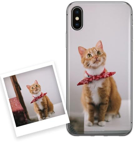 Pevita Funda para iPhone XS MAX Personalizada con Foto o Imagen | Funda Personalizable para iPhone XS MAX