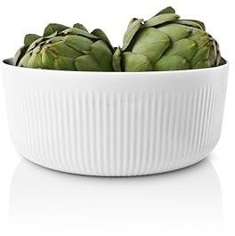 Eva Trio - Bol Legio Nova - 6 l - Élégant bol en porcelaine de la série Legio Nova avec rainures décoratives discrètes à l'extérieur - Blanc