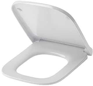 Ramm Toilettensitz kompatibel mit Laufen Pro S, WC Sitz aus antibakteriellem Duroplast, Toilettendeckel mit Absenkautomatik Soft Close
