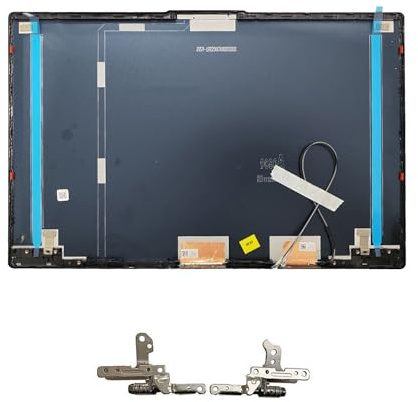 Wzqrps Replacement Laptop LCD Cover Back Rear Top Lid with Hinges for Lenovo ideapad 5-15IIL05 5-15ARE05 5-15ITL05 5-15ALC05 AM1K7000430 5CB0Z31048 AM1XX000A30 Dark Blue (LCD Back Cover&Hinges)