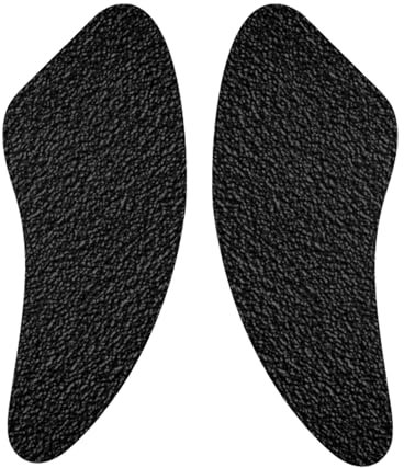 4R Quattroerre.it 18283 Paraserbatoio Grip Antiscivolo Laterale per Moto Dx + Sx, Nero, 190 x 75 mm