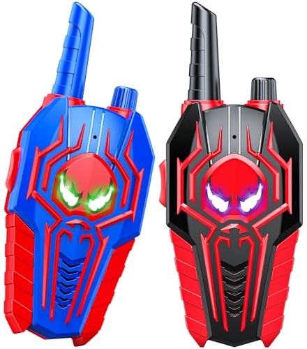 Toyokid Spielzeug ab 3 4 5 6 7 8 9 10 Jahre Junge, Spider Walkie Talkie Kinder Geschenk Junge 3-10 Jahre Spielzeug für Draußen Woki Toki Gartenspielzeug Kinder Geburtstagsgeschenk Junge 3-10 Jahre