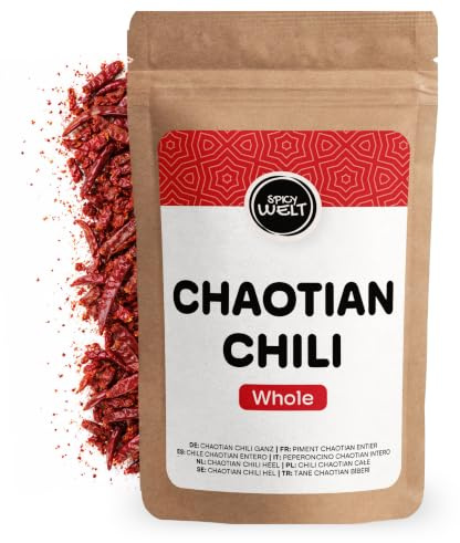 Spicy Welt Piment Chaotian Entier (100g) – Piments Facing Heaven Séchés pour Cuisine Chinoise & Kung Pao | Arôme Intense d'Agrumes | 100% Naturel, Sans Additifs | Idéal Wok et Huile Pimentée