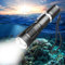 LIAISIMI Linterna sumergible profesional brillante, impermeable y segura lámpara submarina 3 modos de inmersión, natación, senderismo, pesca linterna submarina (1 Pack)