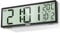 XREXS 14.5'' Large Digital Wall Clock with Jumbo Numbers, Battery Operated, Auto DST, Large Digital Clock with Day/Date/Alarm/Temperature, for Living Room, Bedroom, Desk Decor